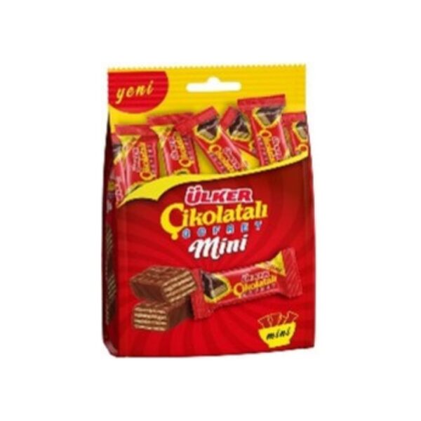 ulker cikolatali gofret mini bag 82g