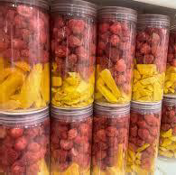 Crispy Mango with Strawberry