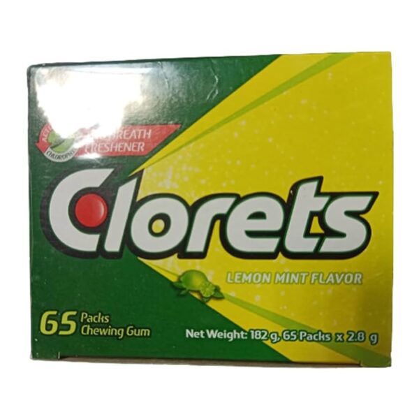 CLORETS MINI MIX LEMON MINT &INNAMINT 65 PCS