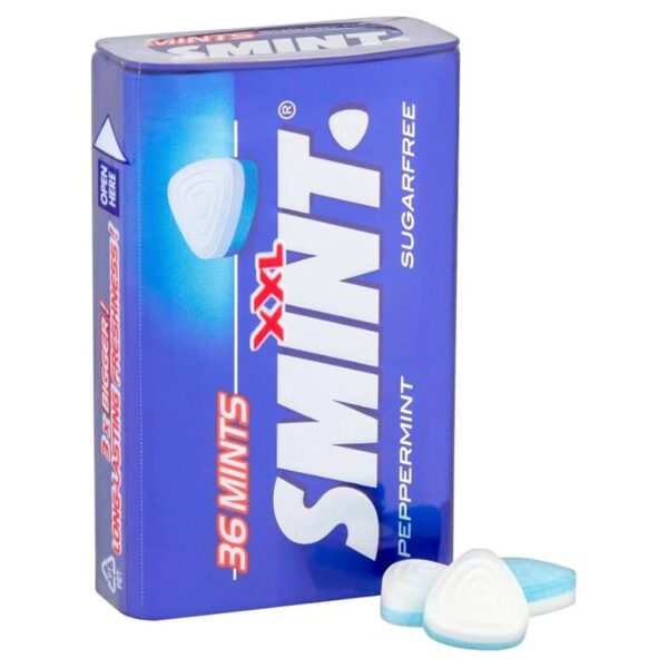 smint tin peppermint blue