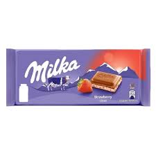 milka 100g strawberry