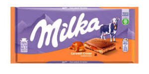milka 100g caramel creme europe