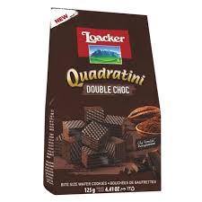 quadratini double choco 250g