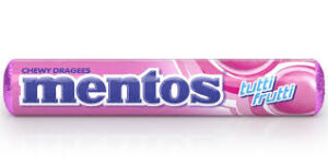 mentos candy 29g tutti frutti x24 11pcs -- 24/P -- 0.36