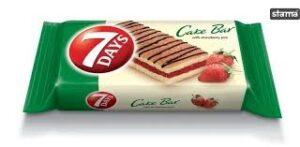 7days cake bar strawberry 30g. -- 16/P
