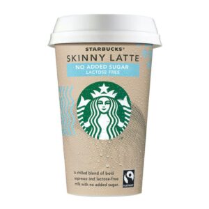 Starbucks cup 220ml skinny latte zero suger