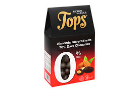 Top 150g drajee sf assorted dark almond
