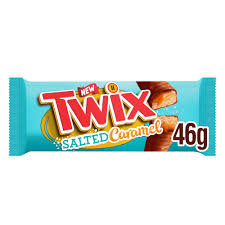twix 46g salted caramel. -- 30p/