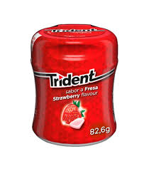 trident jar 84g strawberry