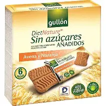 gullon snack avena naranja S/F 144g