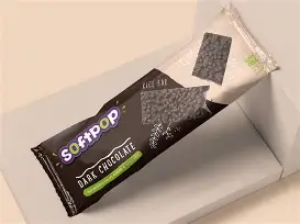 Softpop rice bar dark choco 18g*12