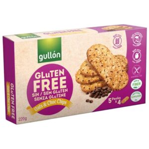 gullon hazelnut sand oat&choc chp 220g*8