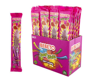 Bebeto Sour Sticks Strawberry*24