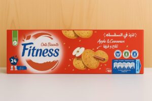 fitness biscuit apple cinnamon box 180g