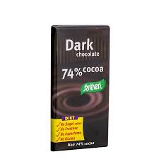 santiveri chocolate diet 80g 74%cocoa sugar free*6