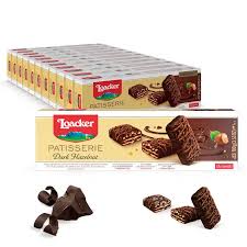loacker pattesserie bitter hazelnut 100g