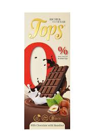 top 50g bar hazelnut 0%