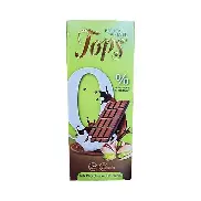Top milk chocolate with pistachio 100g/pc