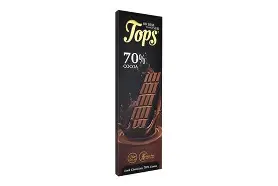 Top 70% cocoa dark chocolate 100g/pc