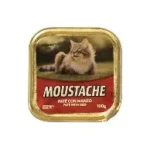 Moustache patte cat beef 100g
