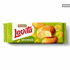 Roshen Lovita Soft Browni lemon 152g*21