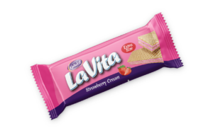 katakeet Lavita Wafer Strawberry 17g*24
