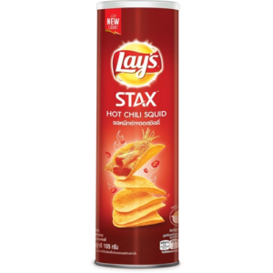 Lays Stax -Hot Chili Squid 100g
