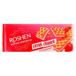 Roshen Wafers Sandwich Strawberry 142g*15